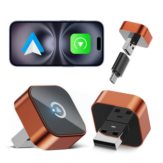 Adaptador Inalámbrico CarPlay y Android Auto, Puerto Tipo C 2026
