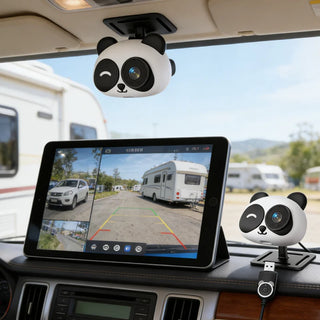 Adaptador CarPlay inalámbrico y cámara HD 1080P para bebés con visión nocturna