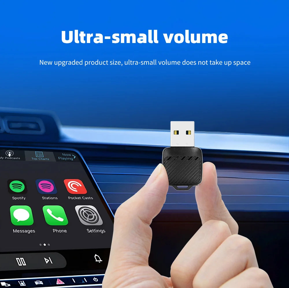 Adaptador inalámbrico CarPlay Android Auto 2 en 1, Dongle para coche, conexión automática Plug & Play para iPhone y Android, coche con cable de fábrica