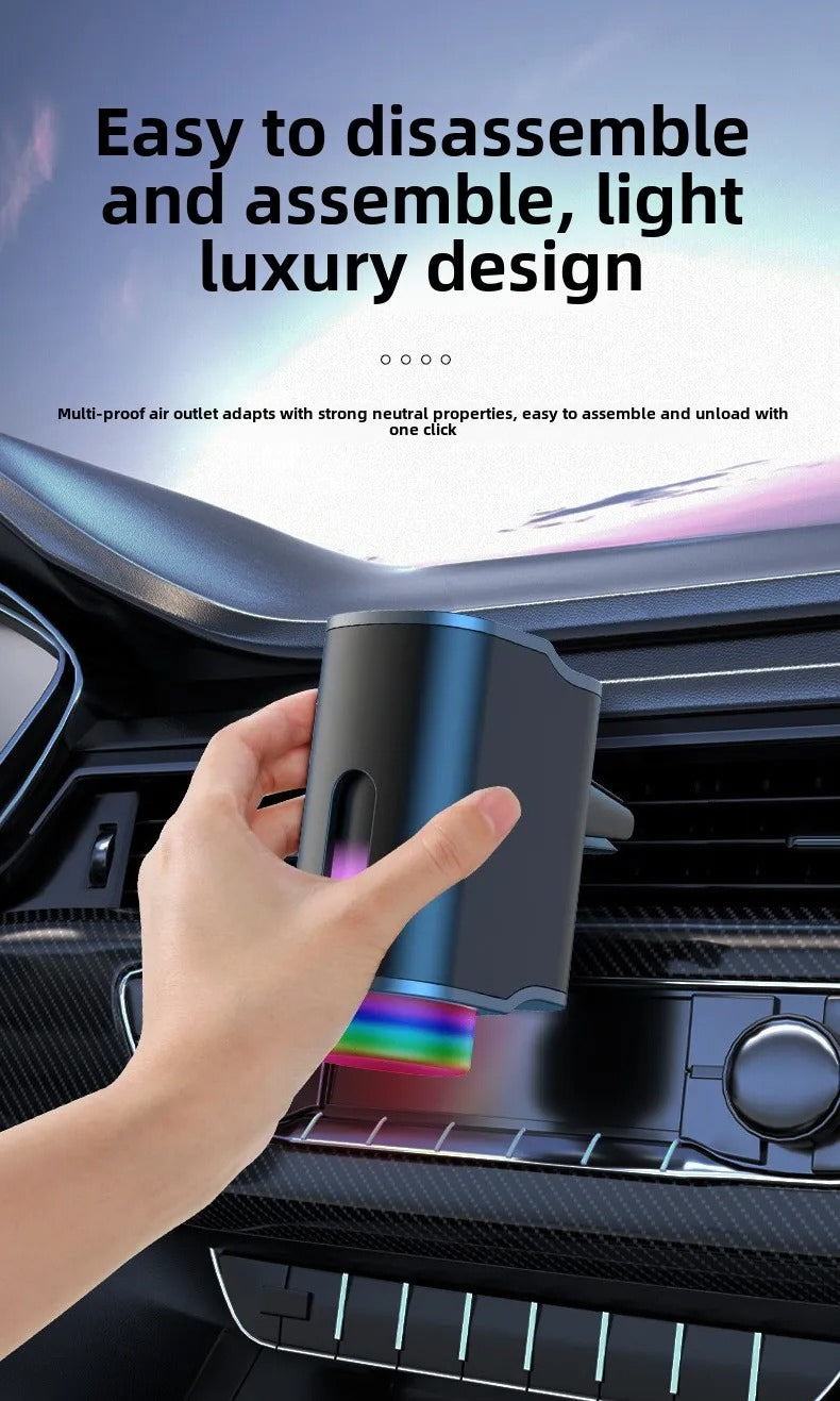 Difusor de aromas eléctrico para auto con ventilación y aceites esenciales