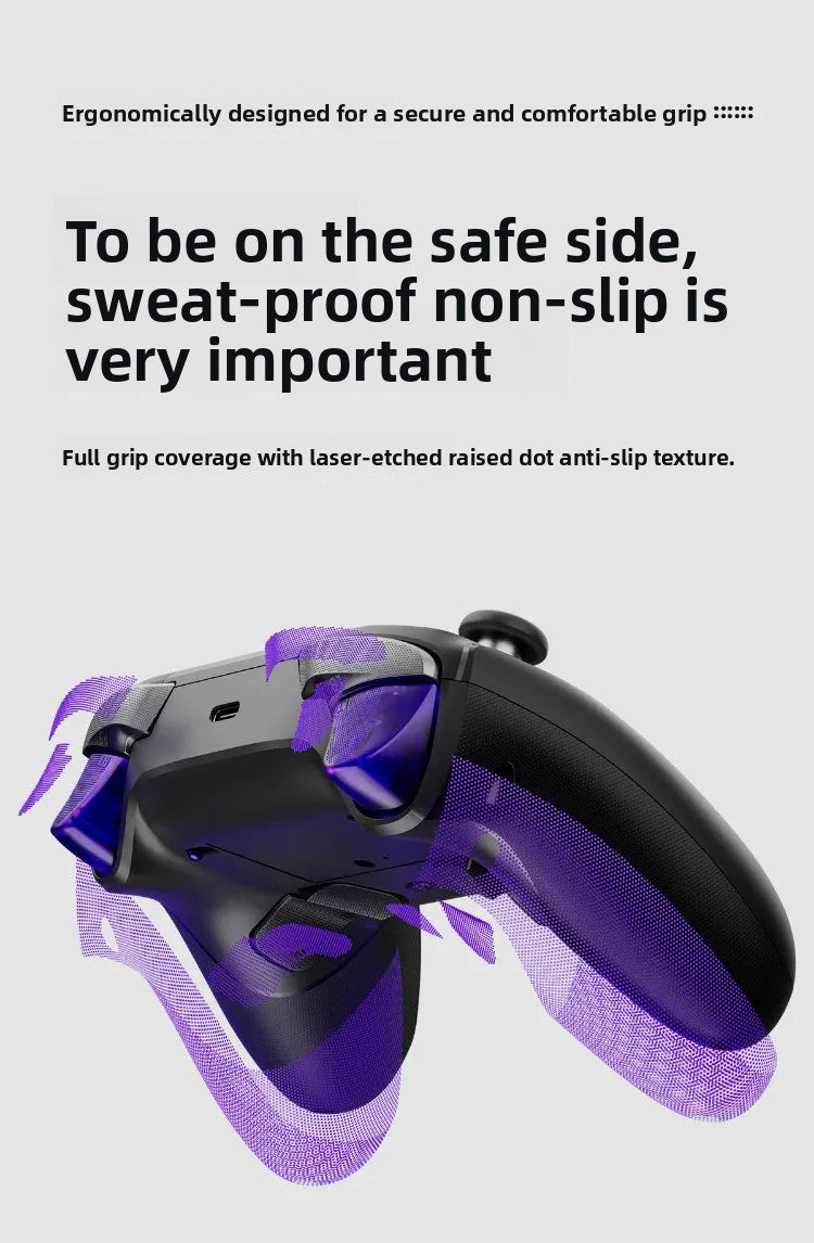 Control Inalámbrico para Juegos LeadJoy XENO Plus, Control de Movimiento FPS, Giroscopio, Joystick TMR, Compatible con PC, Switch2, Steam Deck, iOS, Android, Apex