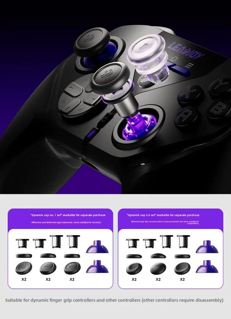 Control Inalámbrico para Juegos LeadJoy XENO Plus, Control de Movimiento FPS, Giroscopio, Joystick TMR, Compatible con PC, Switch2, Steam Deck, iOS, Android, Apex