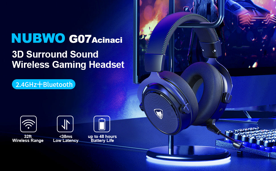 NUBWO G07 Auriculares Gaming HiFi Estéreo