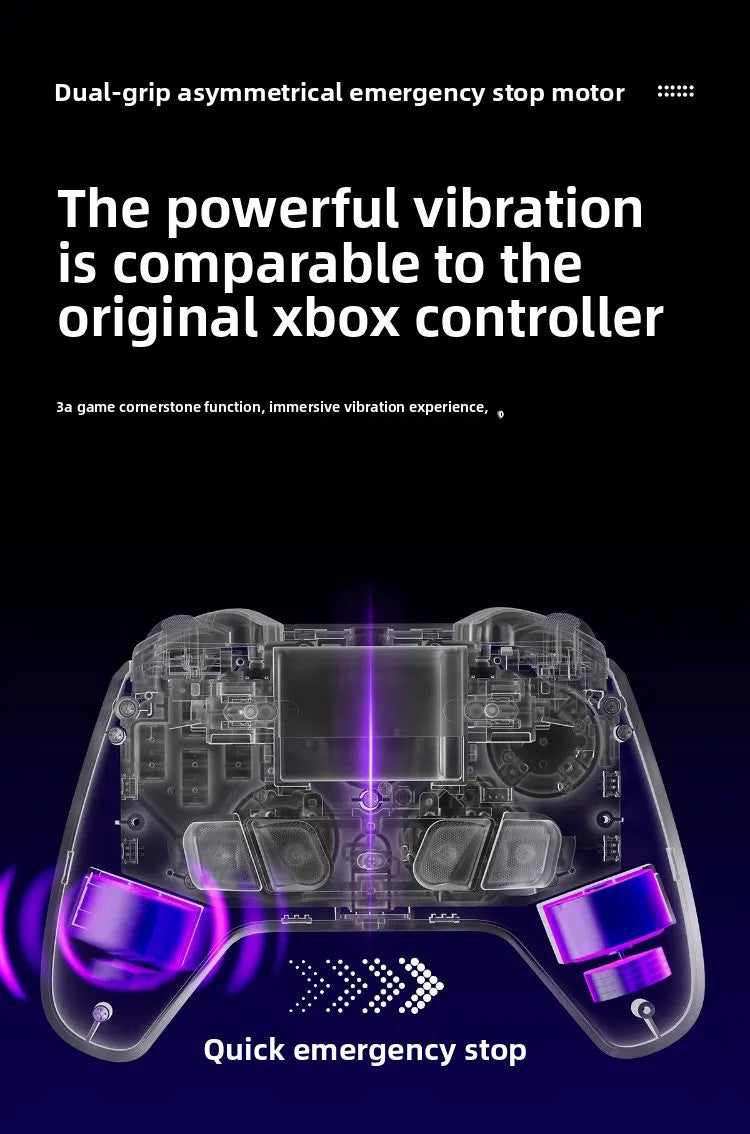 Control Inalámbrico para Juegos LeadJoy XENO Plus, Control de Movimiento FPS, Giroscopio, Joystick TMR, Compatible con PC, Switch2, Steam Deck, iOS, Android, Apex