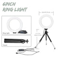 Panel de Luz LED RGB para Fotografía y Video 6 Pulgadas