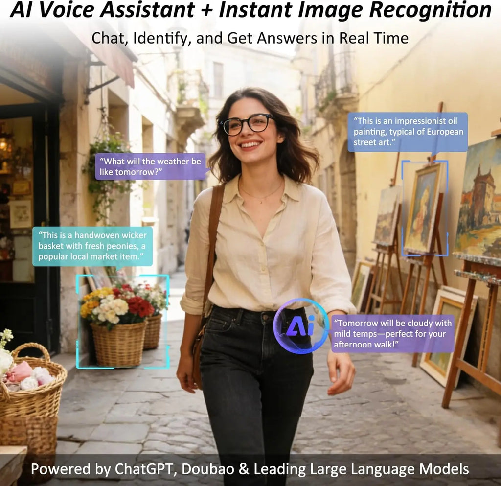 Gafas Inteligentes 2026 Cámara 800W y Traducción