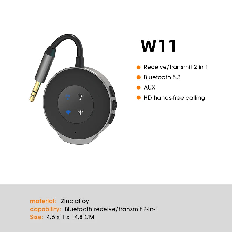 Adaptador Bluetooth Inalámbrico para Auriculares y Sistemas de Audio