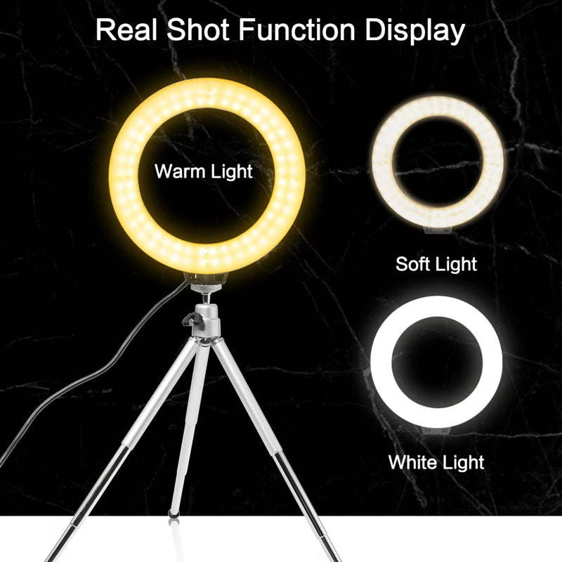 Panel de Luz LED RGB para Fotografía y Video 6 Pulgadas