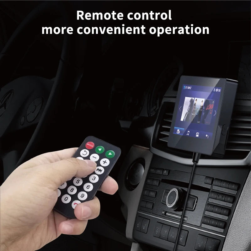 Receptor de Audio para Auto DYBO M6, Transmisor FM Bluetooth, Pantalla MP5 4,3"