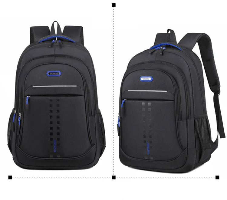 Mochila Oxford impermeable para hombres y mujeres, bolsa para computadora de negocios, mochila de viaje de ocio, mochila para estudiantes de secundaria