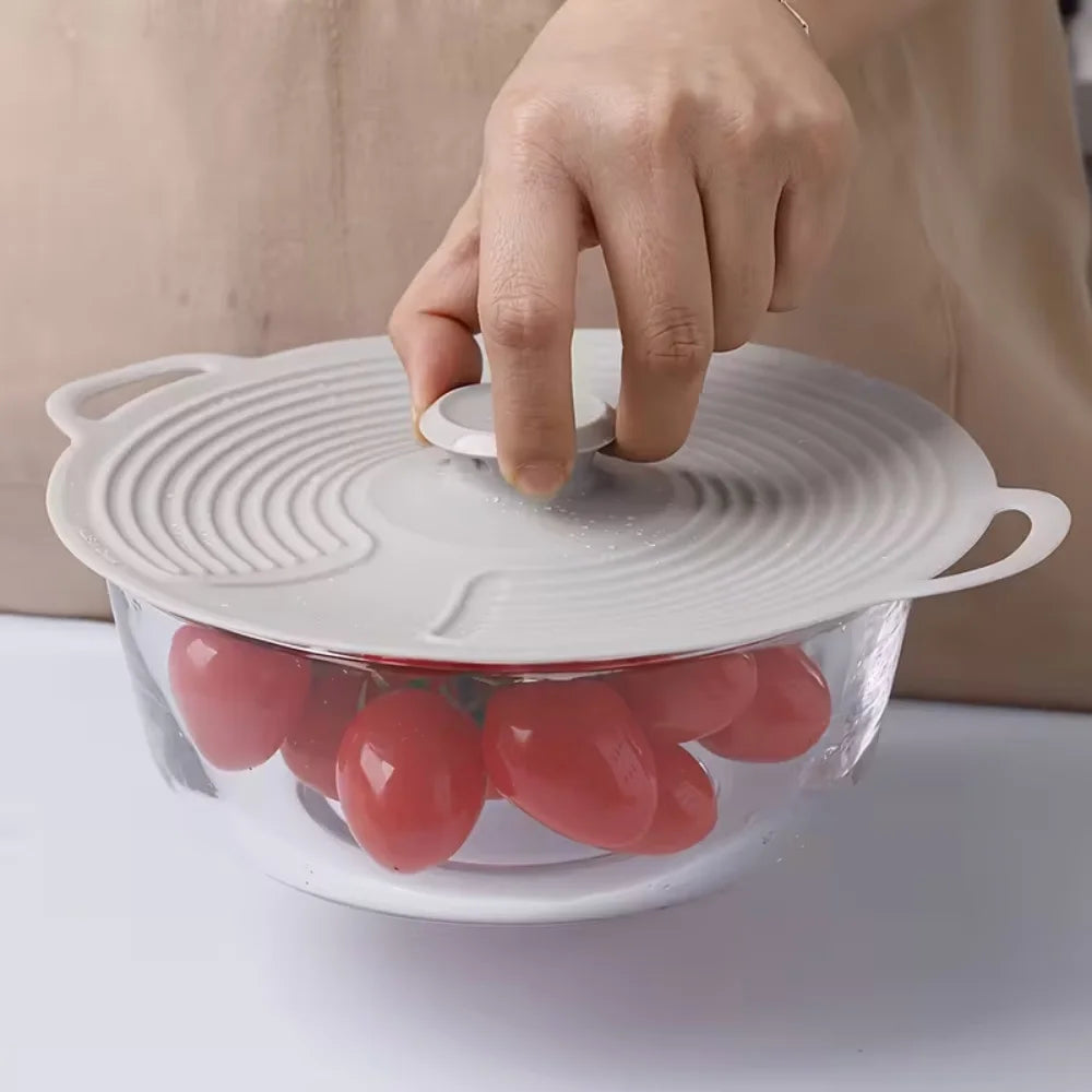 Cuenco de silicona LIDS, LIDS contra salpicaduras de microondas, LIDS reutilizables resistentes al calor, apto para tazones, platos, POTES, sartenes, estufas, ove