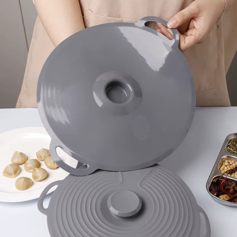 Cuenco de silicona LIDS, LIDS contra salpicaduras de microondas, LIDS reutilizables resistentes al calor, apto para tazones, platos, POTES, sartenes, estufas, ove