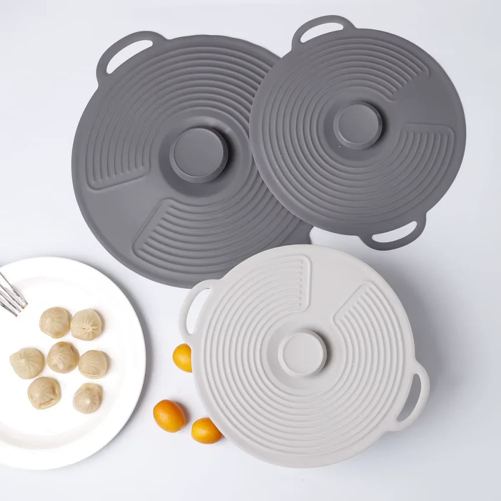 Cuenco de silicona LIDS, LIDS contra salpicaduras de microondas, LIDS reutilizables resistentes al calor, apto para tazones, platos, POTES, sartenes, estufas, ove