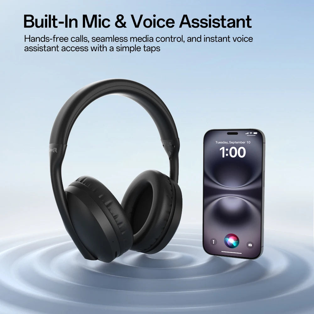 Auriculares Bluetooth Over-Ear TF Radio FM HiFi