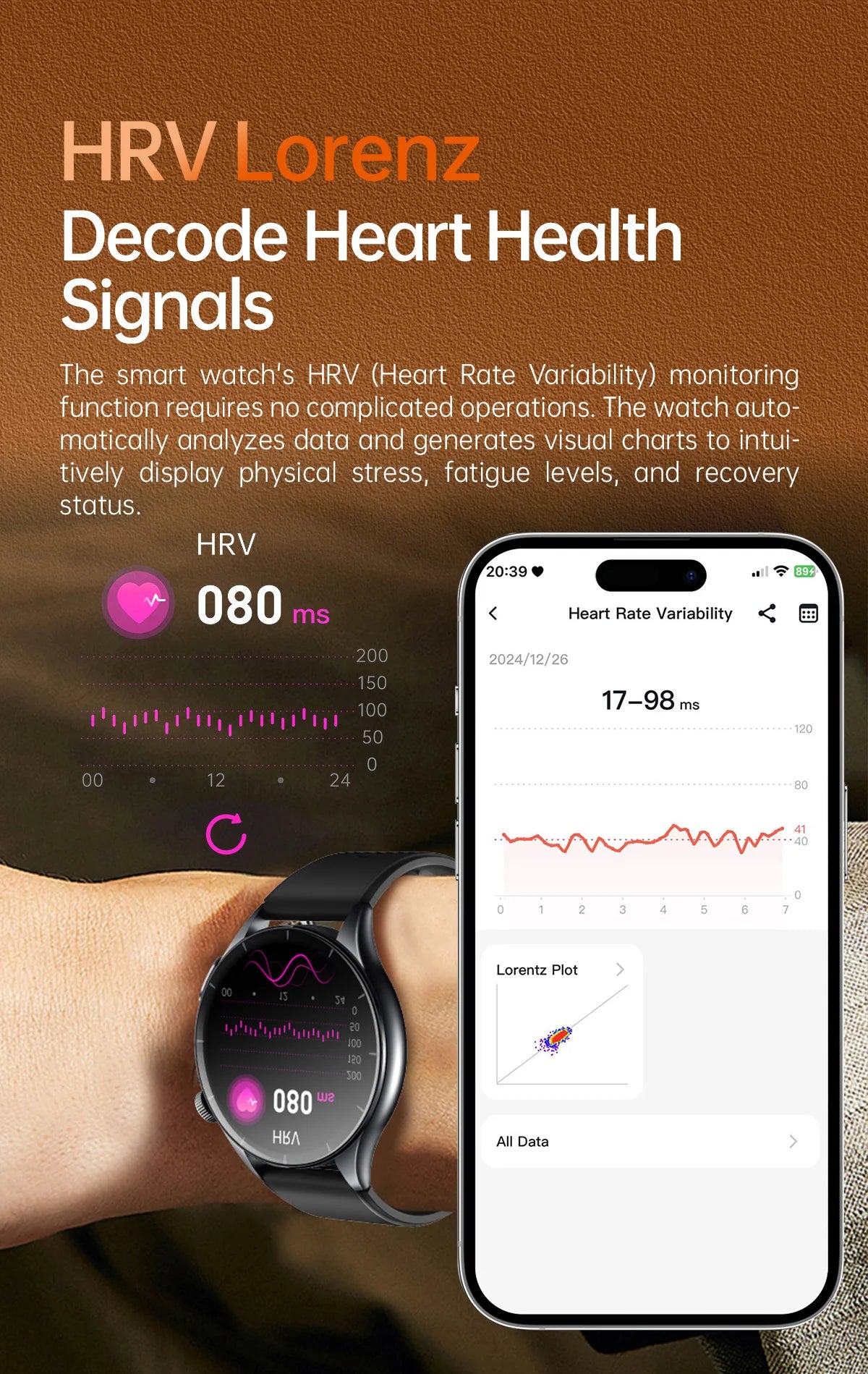 Dido AI E70S Reloj Inteligente ECG Ultrafino