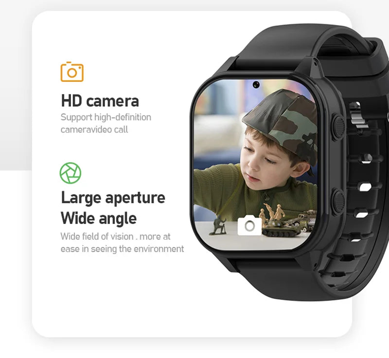 Reloj Inteligente 4G para Niños con GPS, WiFi, SOS, Whatsapp KT19Pro MAX Android 8.1 con Videollamada, Cámara y Monitor