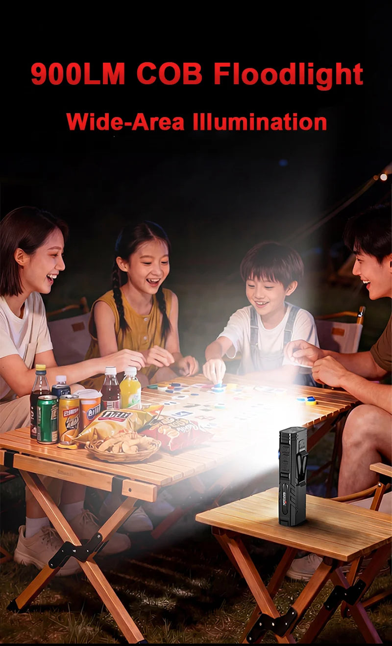 Linterna Recargable Warsun X608 Ultrabrillante para Hogar y Camping
