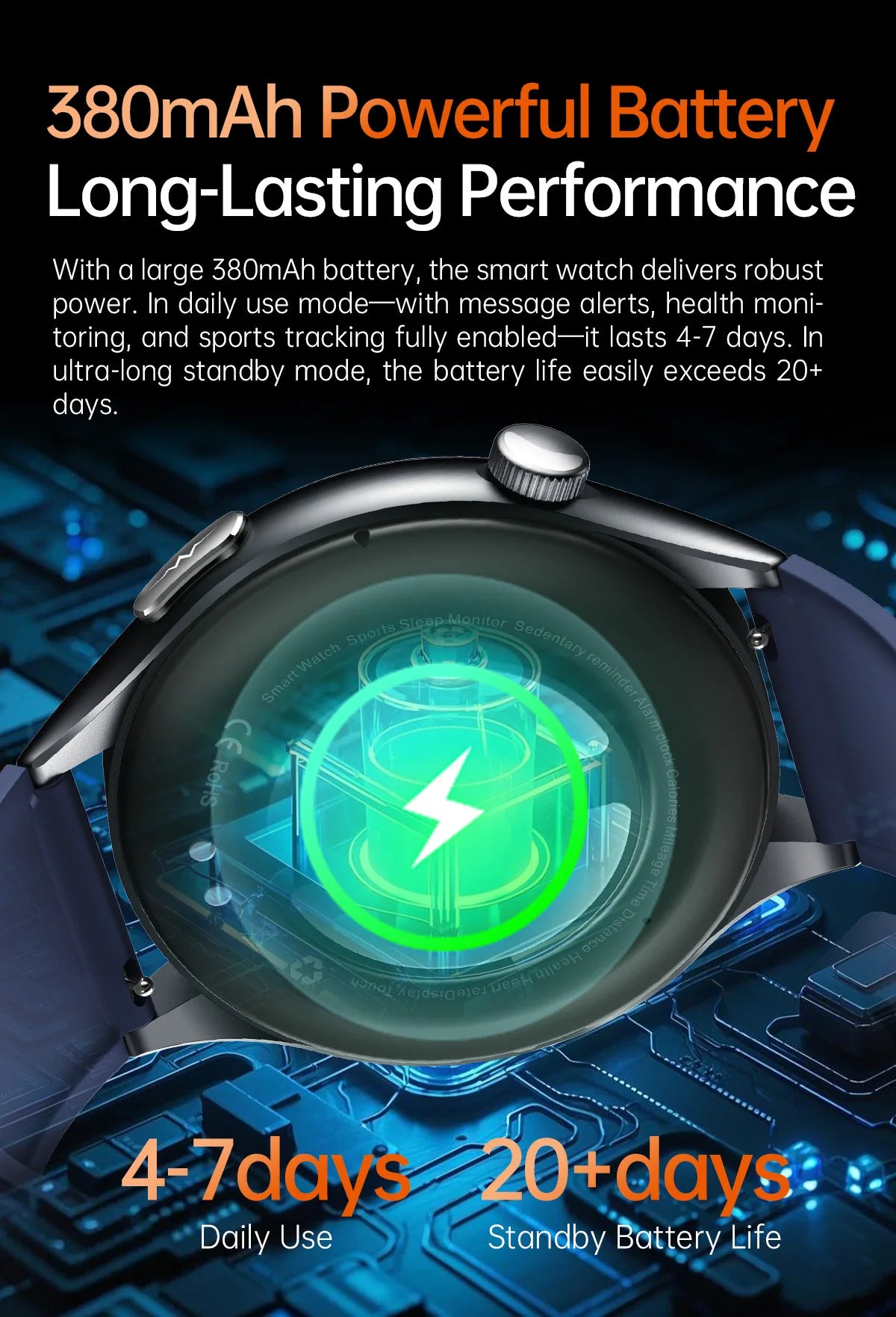 Dido AI E70S Reloj Inteligente ECG Ultrafino