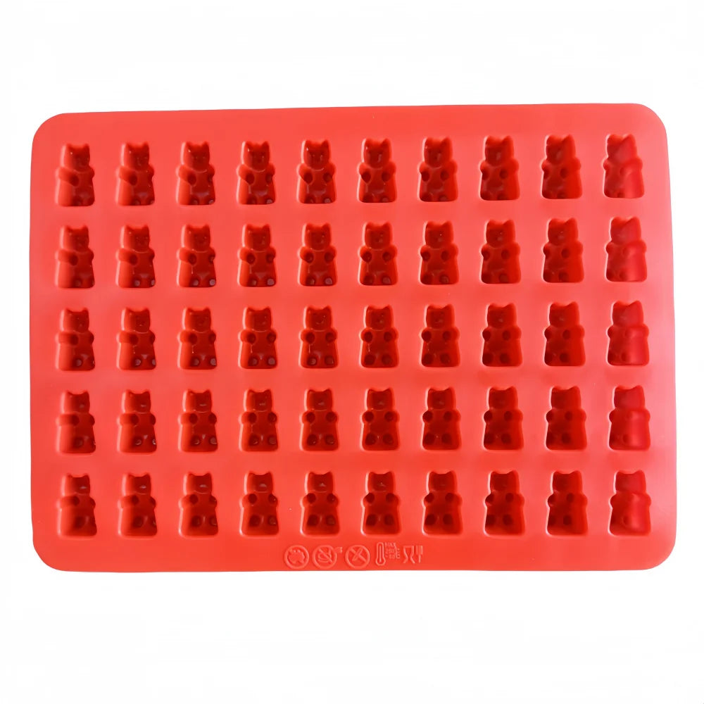 Moldes de Silicona para Dulces de Oso, 4 Piezas