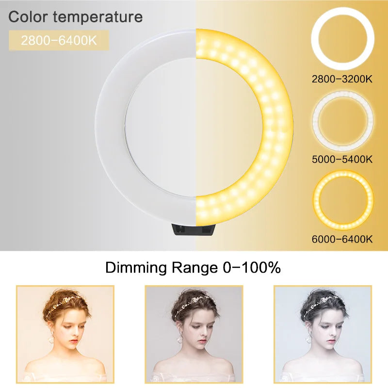 Panel de Luz LED RGB para Fotografía y Video 6 Pulgadas