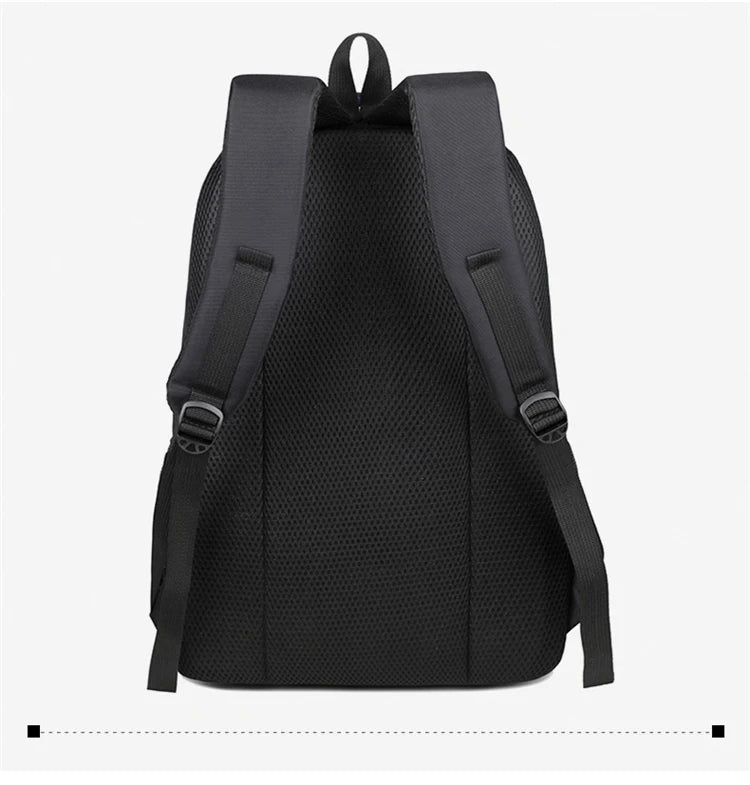 Mochila Oxford impermeable para hombres y mujeres, bolsa para computadora de negocios, mochila de viaje de ocio, mochila para estudiantes de secundaria