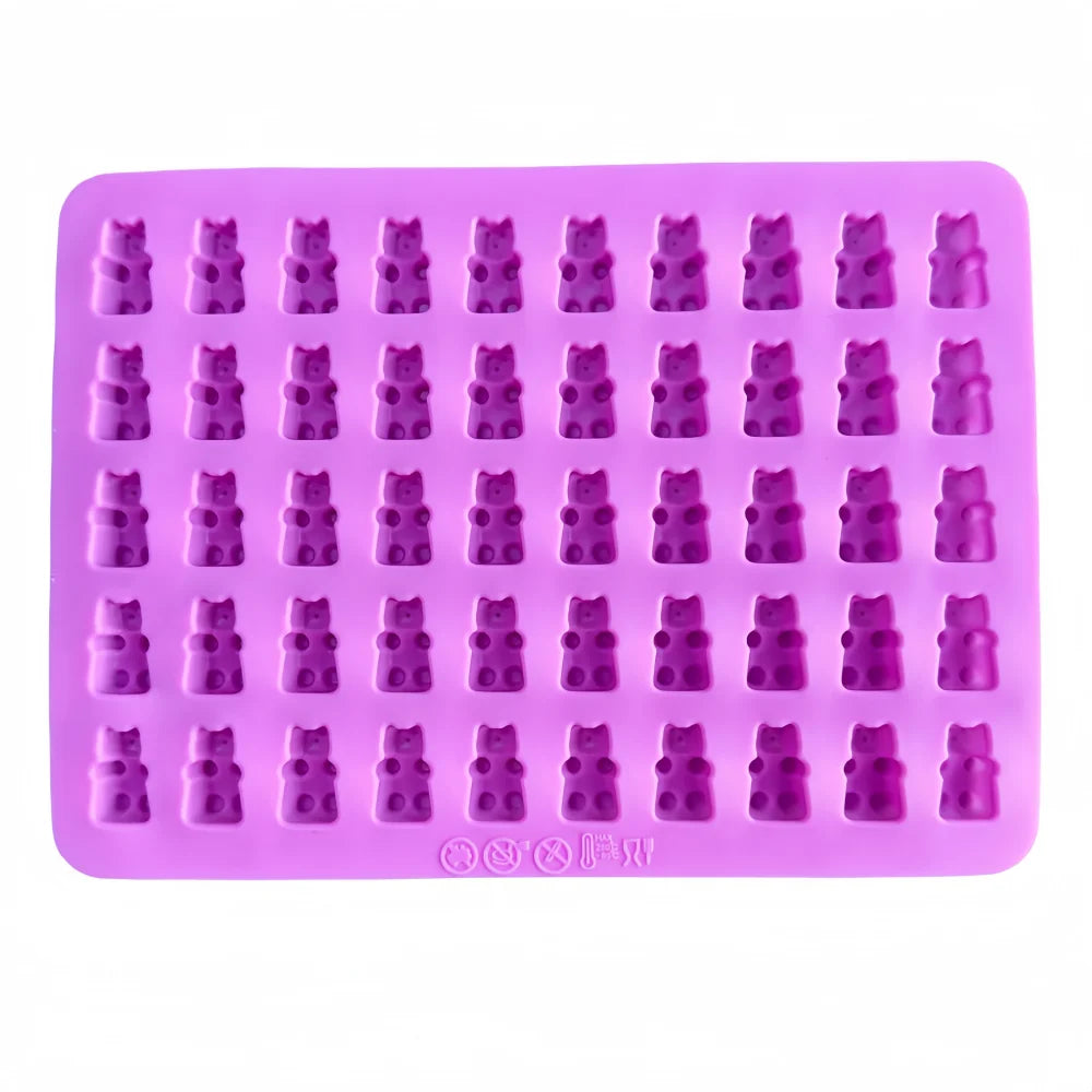 Moldes de Silicona para Dulces de Oso, 4 Piezas