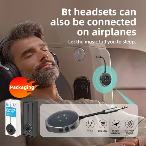 Adaptador Bluetooth Inalámbrico para Auriculares y Sistemas de Audio