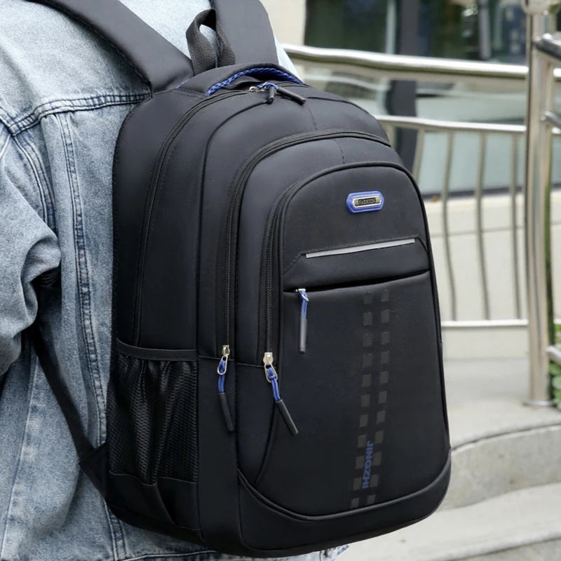 Mochila Oxford impermeable para hombres y mujeres, bolsa para computadora de negocios, mochila de viaje de ocio, mochila para estudiantes de secundaria