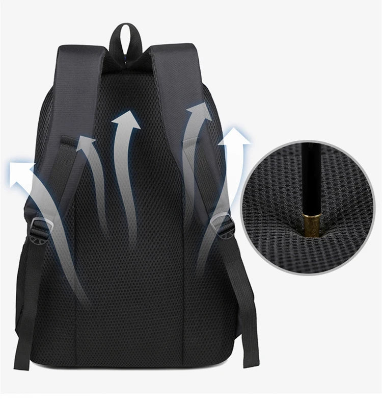 Mochila Oxford Impermeable Unisex para Laptop y Viajes