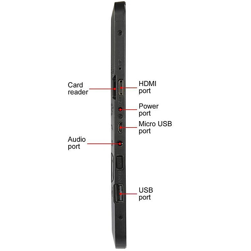 Tablet de 11.6 Pulgadas en Oferta 2026, 2GB de RAM, 64GB de ROM, Android 7.0, CPU MT8127 de Cuatro Núcleos, Pantalla IPS de 768 x 1368, Batería de 5000mAh, Puerto HD-MI