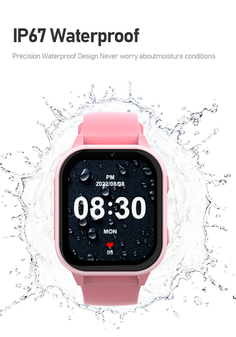 Reloj Inteligente 4G para Niños con GPS, WiFi, SOS, Whatsapp KT19Pro MAX Android 8.1 con Videollamada, Cámara y Monitor