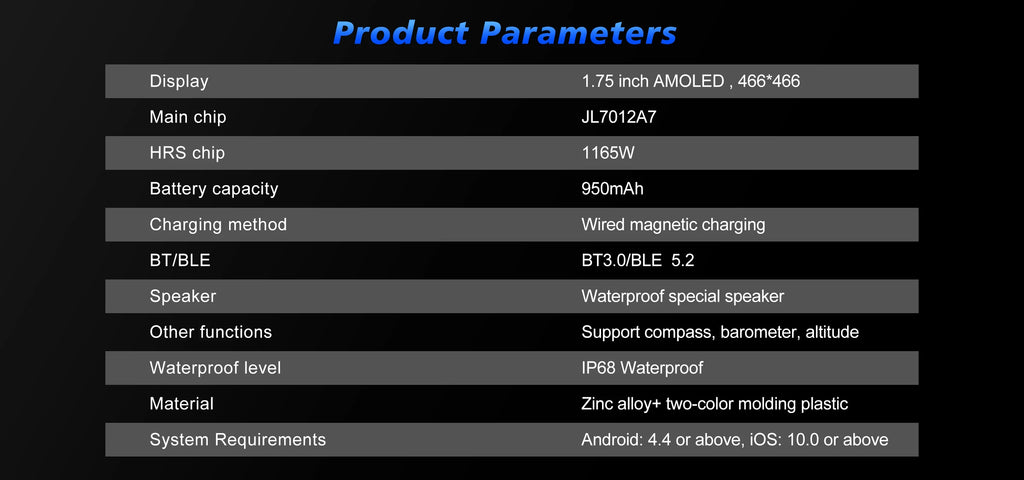 Reloj Inteligente GPS Militar 170+ Deportes