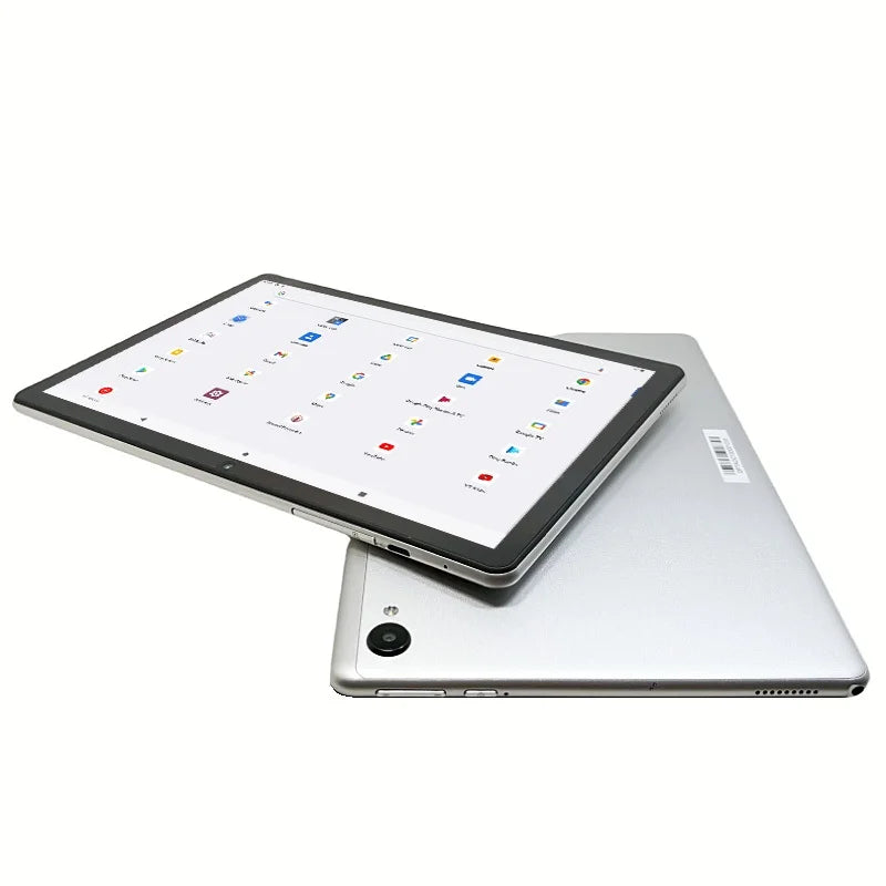 Tabletas Tipo C de 10.1 Pulgadas, Android 12, CPU MTK8183 de Ocho Núcleos, 4 GB de RAM, 128 GB de ROM, Batería de 6000 mAh, Bluetooth 5.0, GPS, Cámaras de 8.0MP+13.0MP ﻿