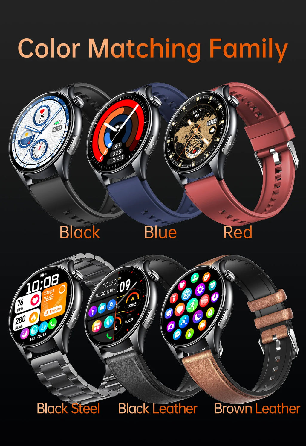 Dido AI E70S Reloj Inteligente ECG Ultrafino