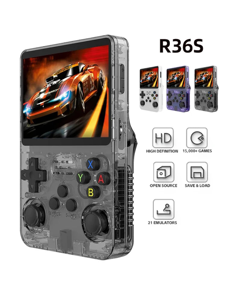 Consola Retro Portátil R36S | Pantalla IPS 3.5" | +15000 Juegos
