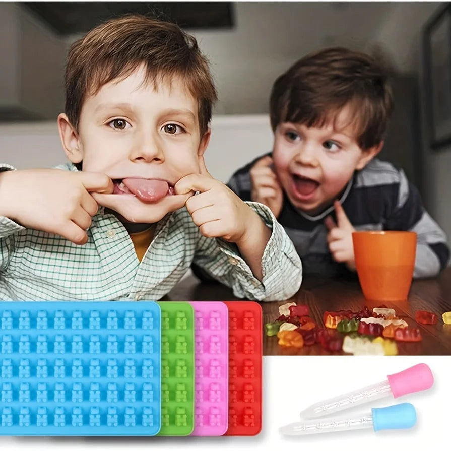 Moldes de Silicona para Dulces y Chocolate x4