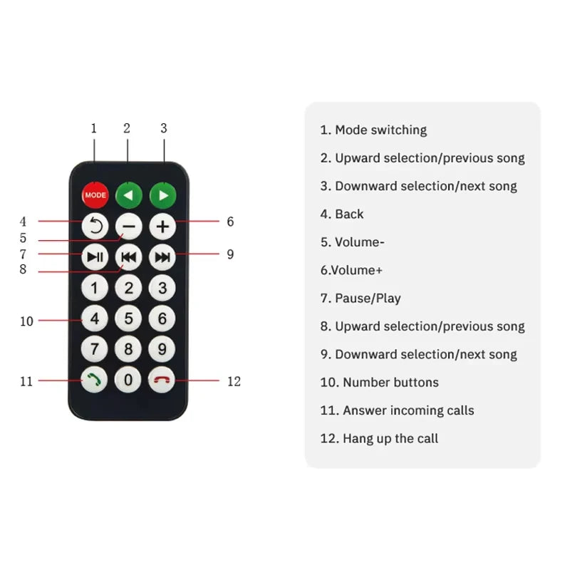 Receptor de Audio para Auto DYBO M6, Transmisor FM Bluetooth, Pantalla MP5 4,3"