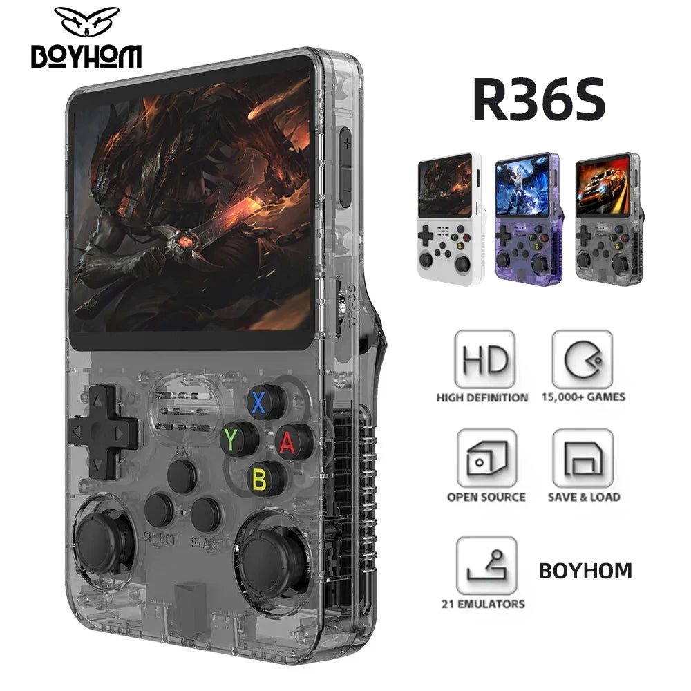 Consola Retro Portátil R36S | Pantalla IPS 3.5" | +15000 Juegos