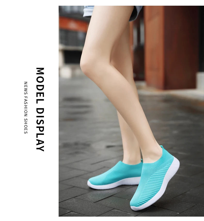 Zapatos vulcanizados para mujer, zapatillas de deporte de alta calidad para mujer, zapatos planos sin cordones, mocasines para mujer de talla grande 42, zapatos planos para caminar