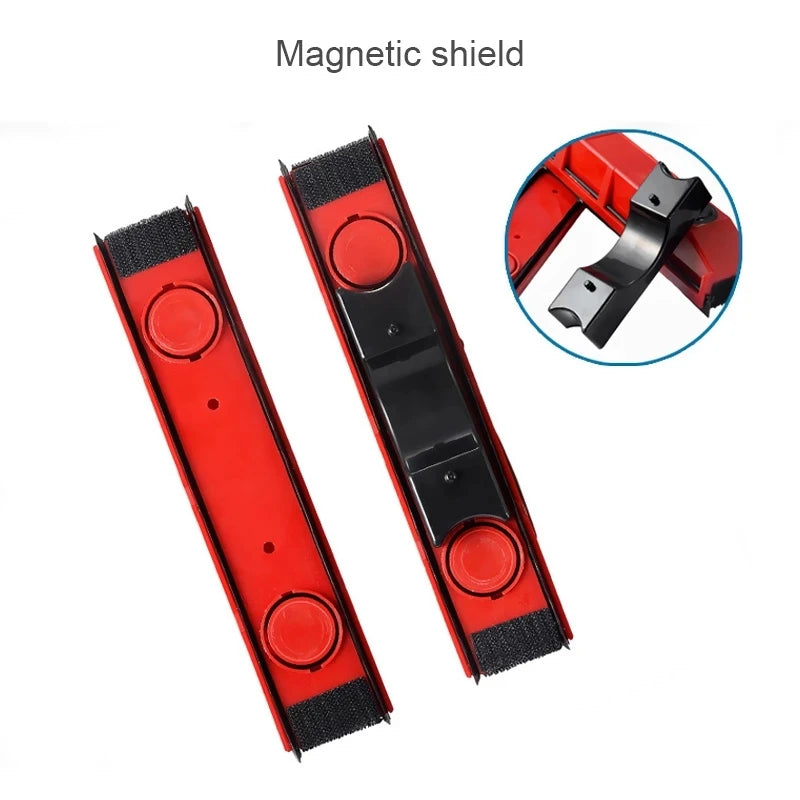 Nuevo limpiador de ventanas magnético, limpieza de ventanas de doble cara, herramienta de limpieza de limpiaparabrisas para ventanas de doble vidrio para el hogar y el coche de gran altura