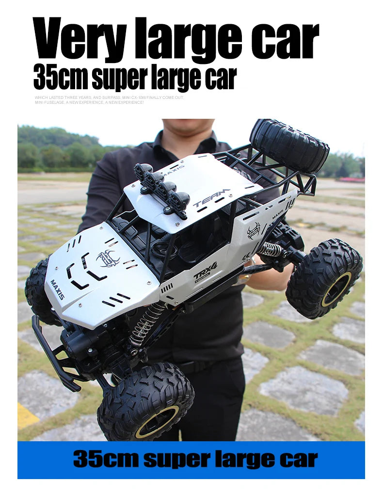 Coche RC 4WD 1:12 y 1:16 Rock Crawler Todoterreno con LED