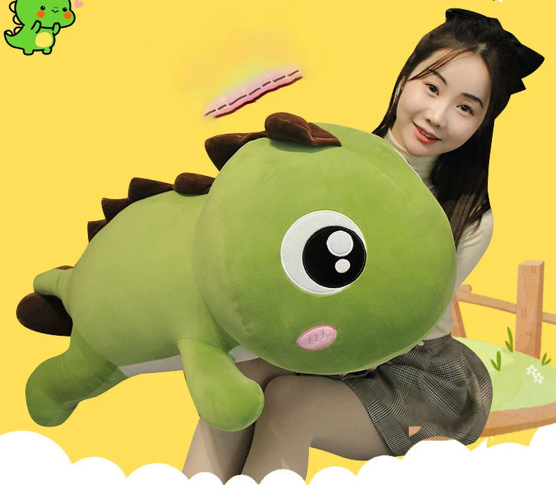 Peluche Dinosaurio 60cm Almohada Suave para Niños