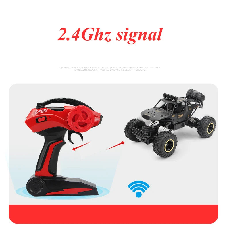 Coche RC 4WD 1:12 y 1:16 Rock Crawler Todoterreno con LED