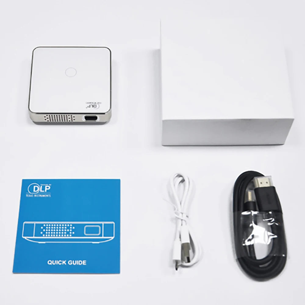 Salange P30 Mini proyector DLP portátil Home Theater 1080P 4K compatible con Wifi TV sin pantalla para teléfono móvil Smartphone