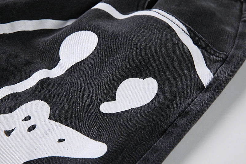 Pantalones Vaqueros Holgados de Pierna Ancha para Mujer, Hip-Hop Informales