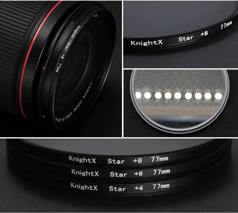 KnightX Filtros y Lentes 52mm para Teléfono Cámara Profesional