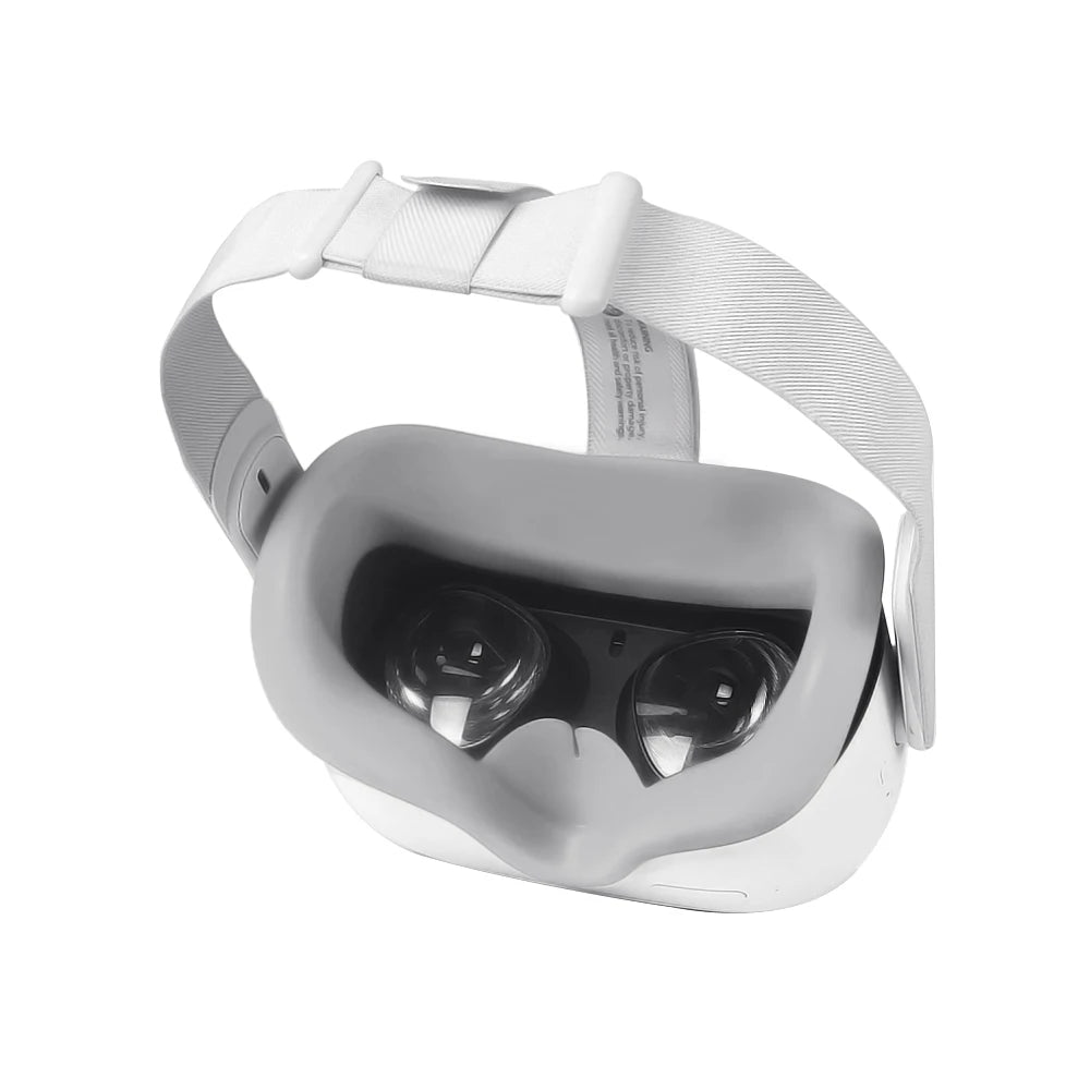 Cubierta de máscara de silicona VR, almohadilla facial, almohadilla protectora para ojos para Oculus Quest 2, accesorios para dispositivos VR