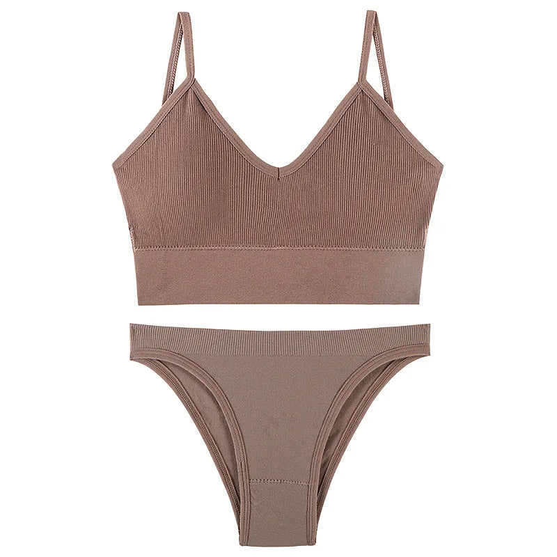 Conjunto de Ropa Interior Femenina de 2 Piezas