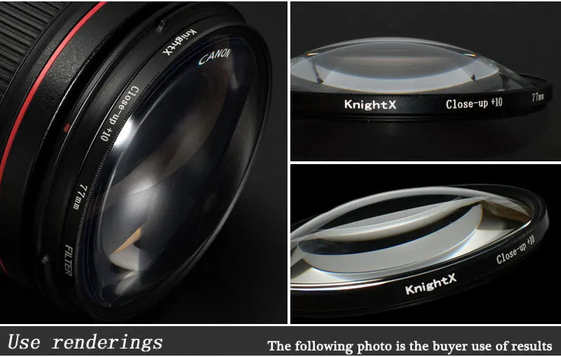 KnightX Filtros y Lentes 52mm para Teléfono Cámara Profesional