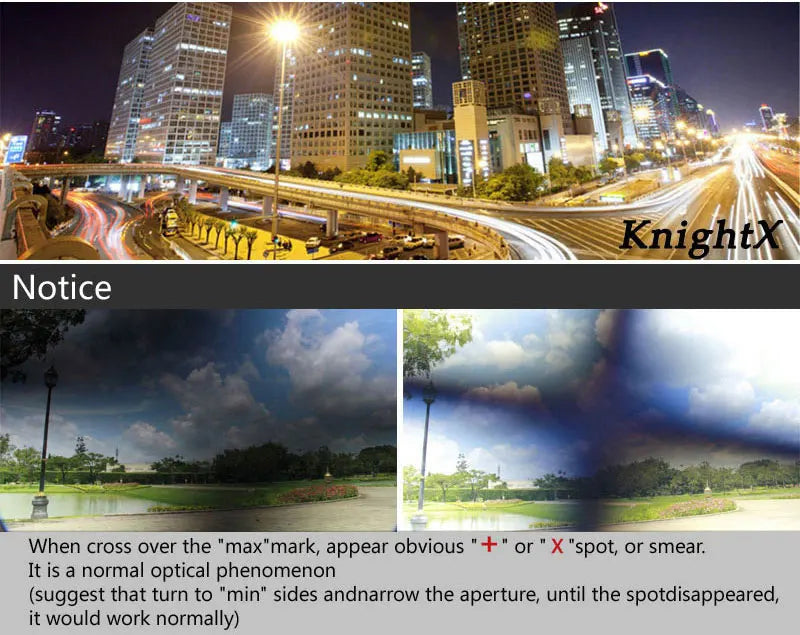 KnightX Filtros y Lentes 52mm para Teléfono Cámara Profesional